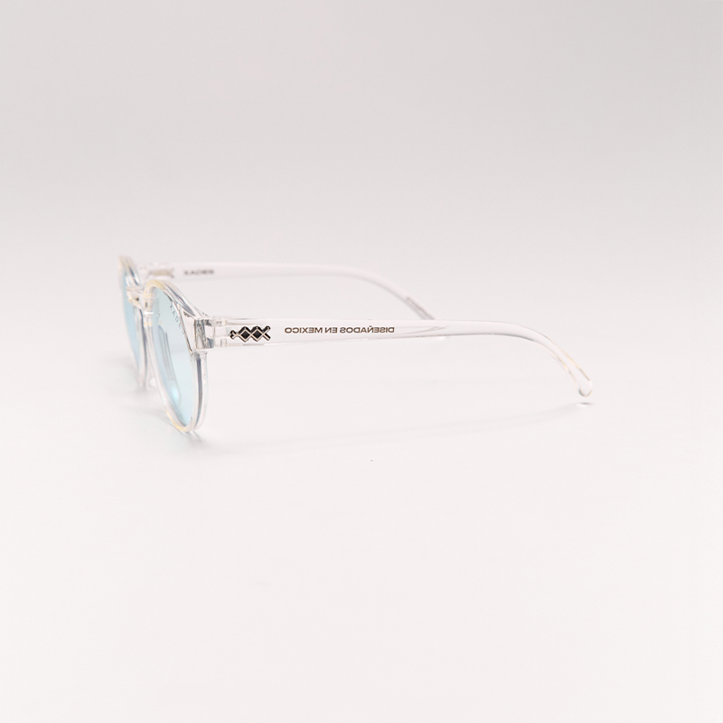 Transparente / Azul 